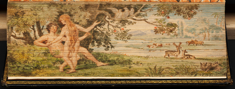 Illustration for article titled Fore-Edge Paintings: The Secret Works of Art Hidden Inside Book Pages